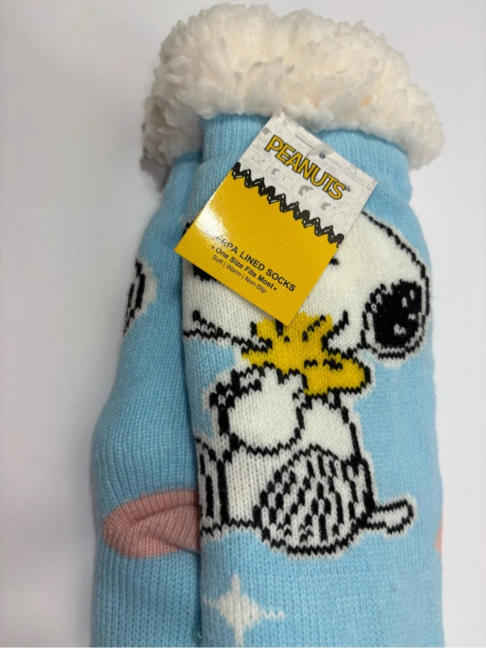 Peanuts Snoopy Cozy Fleece-Lined Socks